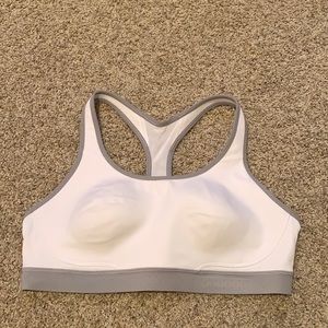 Champion White Sports Bra - Size XL